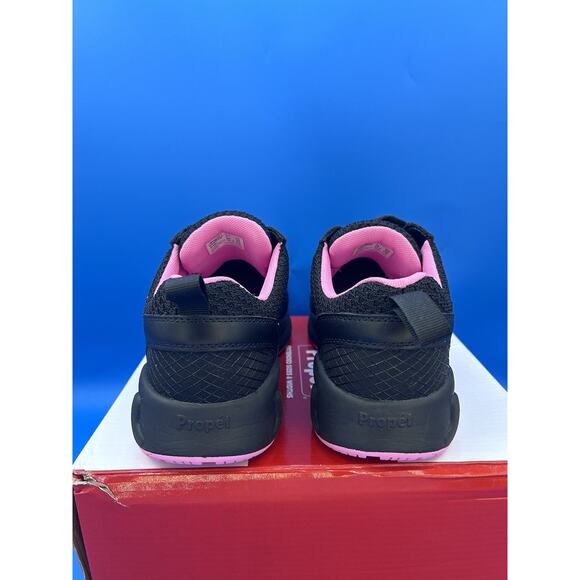 Propet Stability Shoes Black Pink X Strap Active Orthopedic Walk Women 7.5 - Picture 4 of 6